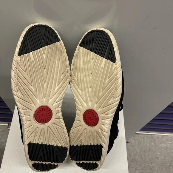 UGG Black Mesh Lace-Up Shoes - Picture 4 of 4